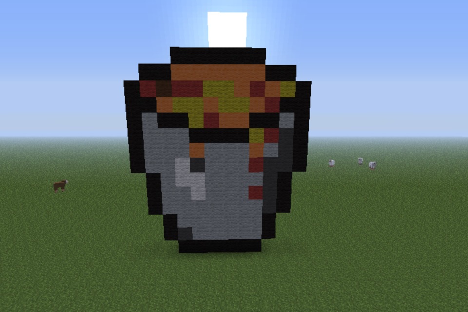 lava bucket minecraft pixel art diy minecraft pixel