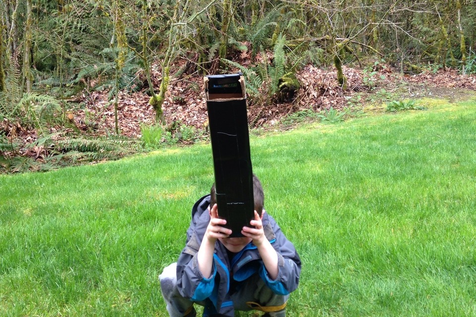 Surveillance homemade periscope DIY