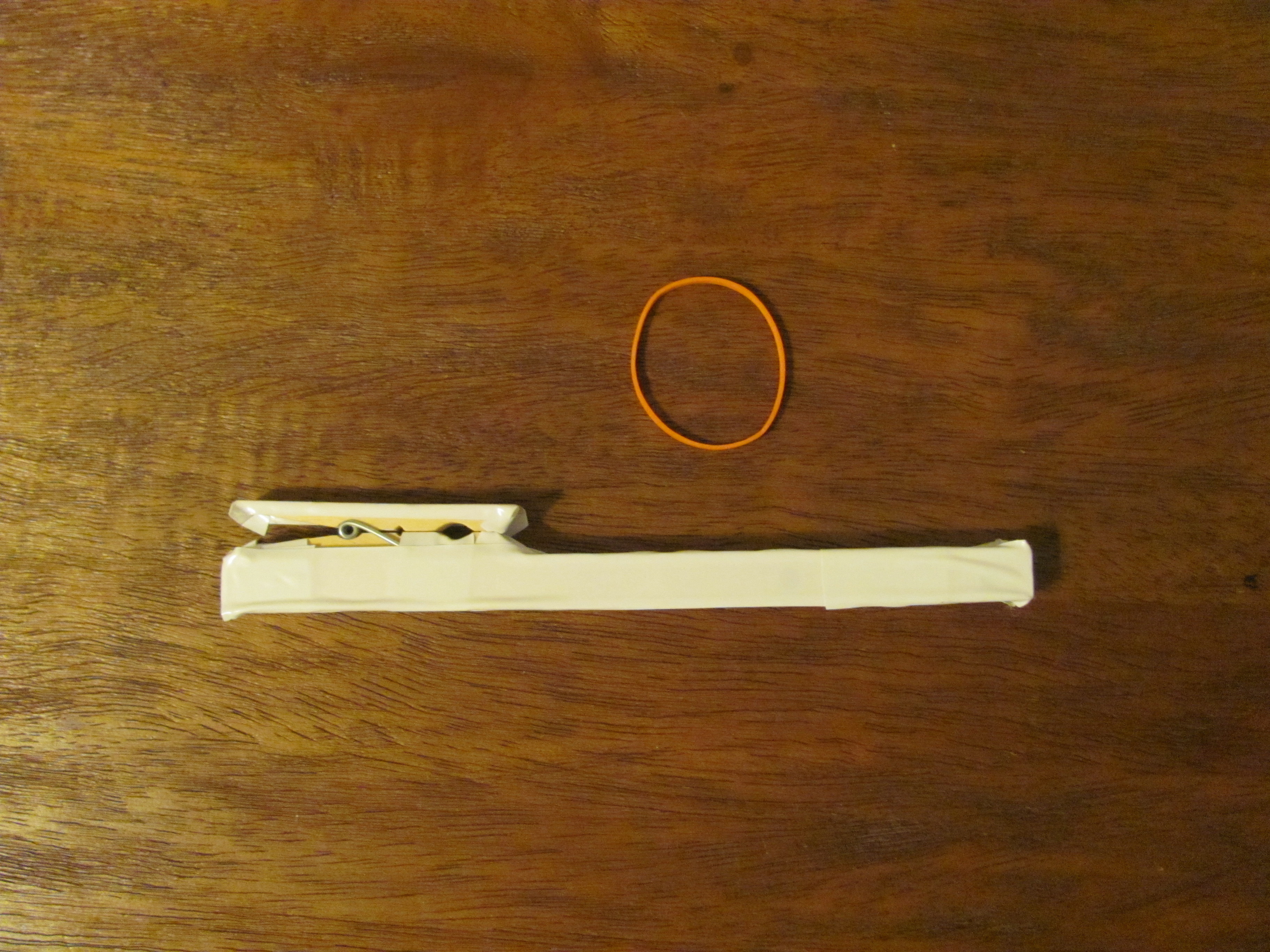 rubber band launcher DIY