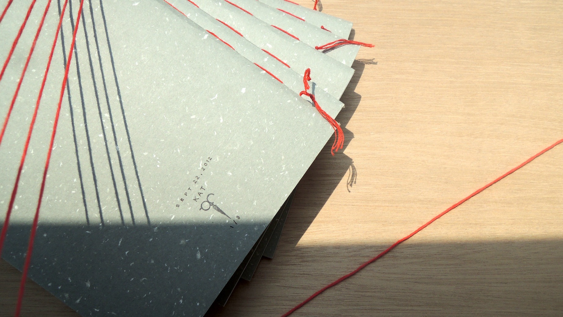 Simple Saddle Stitch Book Binding DIY